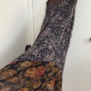 Nothing Matches Women's Elegant Multicolor Midi Skirt